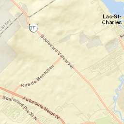 La Haute-Saint-Charles Street Map