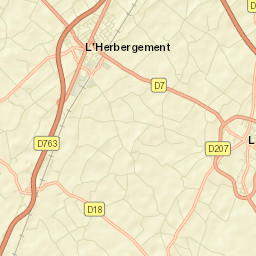 Les Brouzils Street Map