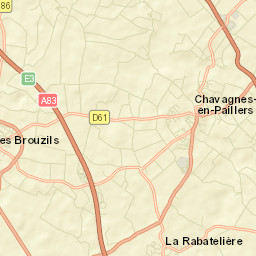 Chavagnes-en-Paillers Street Map