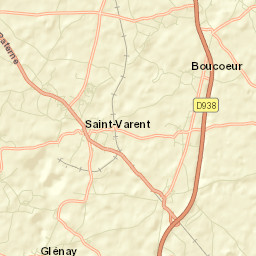 Saint-Varent Street Map