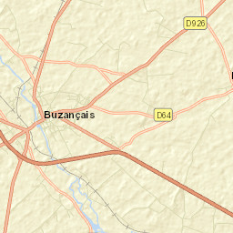 Buzançais Street Map