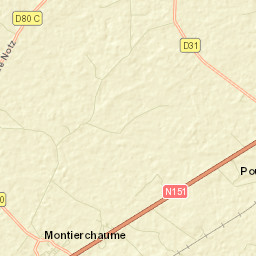 Montierchaume Street Map