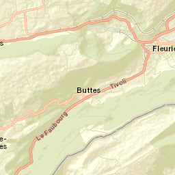 Val-de-Travers District Street Map