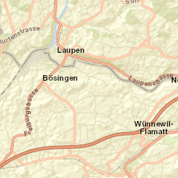 Bösingen Street Map