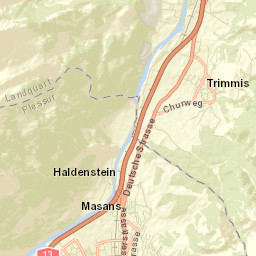 Trimmis Street Map