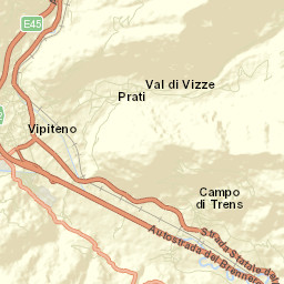 Campo di Trens Street Map