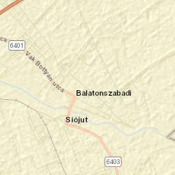 Balatonszabadi Street Map