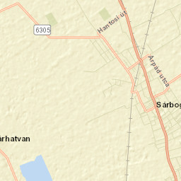 Sárbogárd Street Map