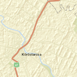Köröstarcsa Street Map