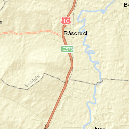 Bonțida Street Map