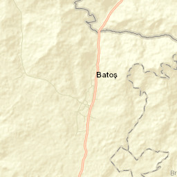 Batoș Street Map