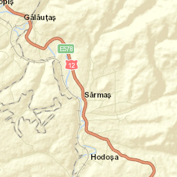 Sărmaş Street Map