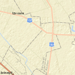 Comuna Săvineşti Street Map