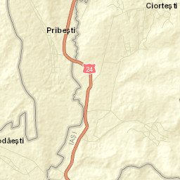 Ciorteşti Street Map