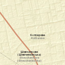 Shevchenkove Street Map