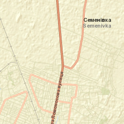 Melitopol’s’kyy Rayon Street Map