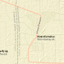 Novobataysk Street Map