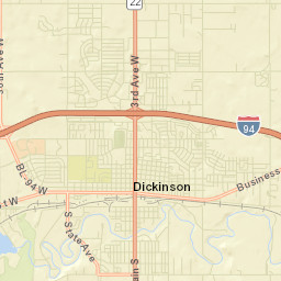 265-299 Villard Street West Dickinson Street Map