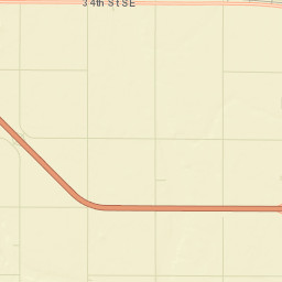 34th Street Southeast, Buffalo, ND 58011 Street Map