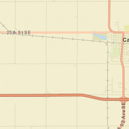 Casselton Street Map