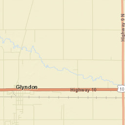 Glyndon Street Map