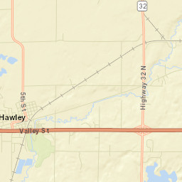 Hawley Street Map