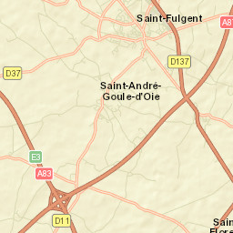 Saint-Fulgent Street Map