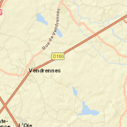Vendrennes Street Map