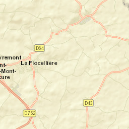 La Flocellière Street Map