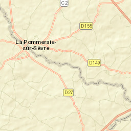 La Pommeraie-sur-Sèvre Street Map