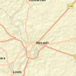 Airvault Street Map