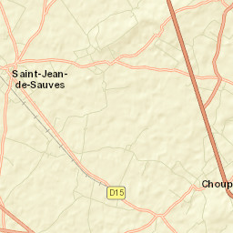 Saint-Jean-de-Sauves Street Map