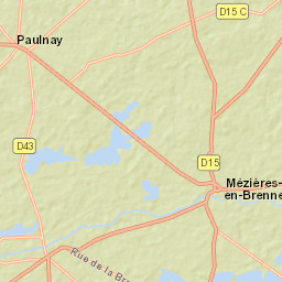 Mézières-en-Brenne Street Map