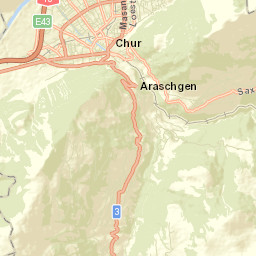 Chur Street Map