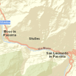 Moso in Passiria Street Map
