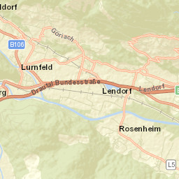 Lendorf Street Map