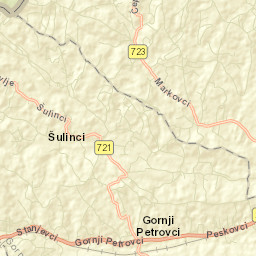 Gornji Petrovci Street Map