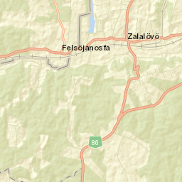Zalalövő Street Map