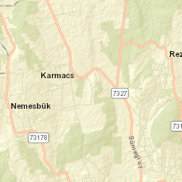 Cserszegtomaj Street Map