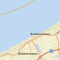Balatonszárszó Street Map