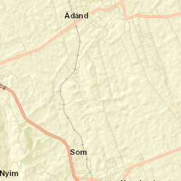 Ádánd Street Map