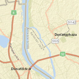 Dunaföldvár Street Map