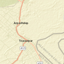 Tiszakécskei Járás Street Map