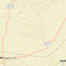 Szelevény Street Map