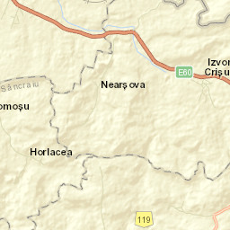 Comuna Izvoru Crişului Street Map