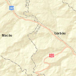 Gârbău Street Map