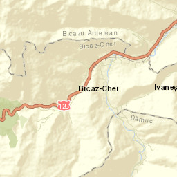 Comuna Bicaz Chei Street Map