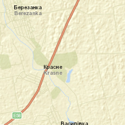 Berezanka Street Map