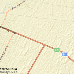 Kostyantynivka Street Map
