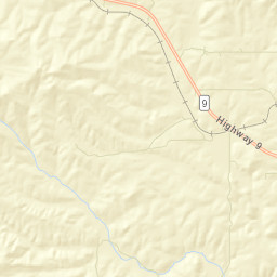 Latah County Street Map